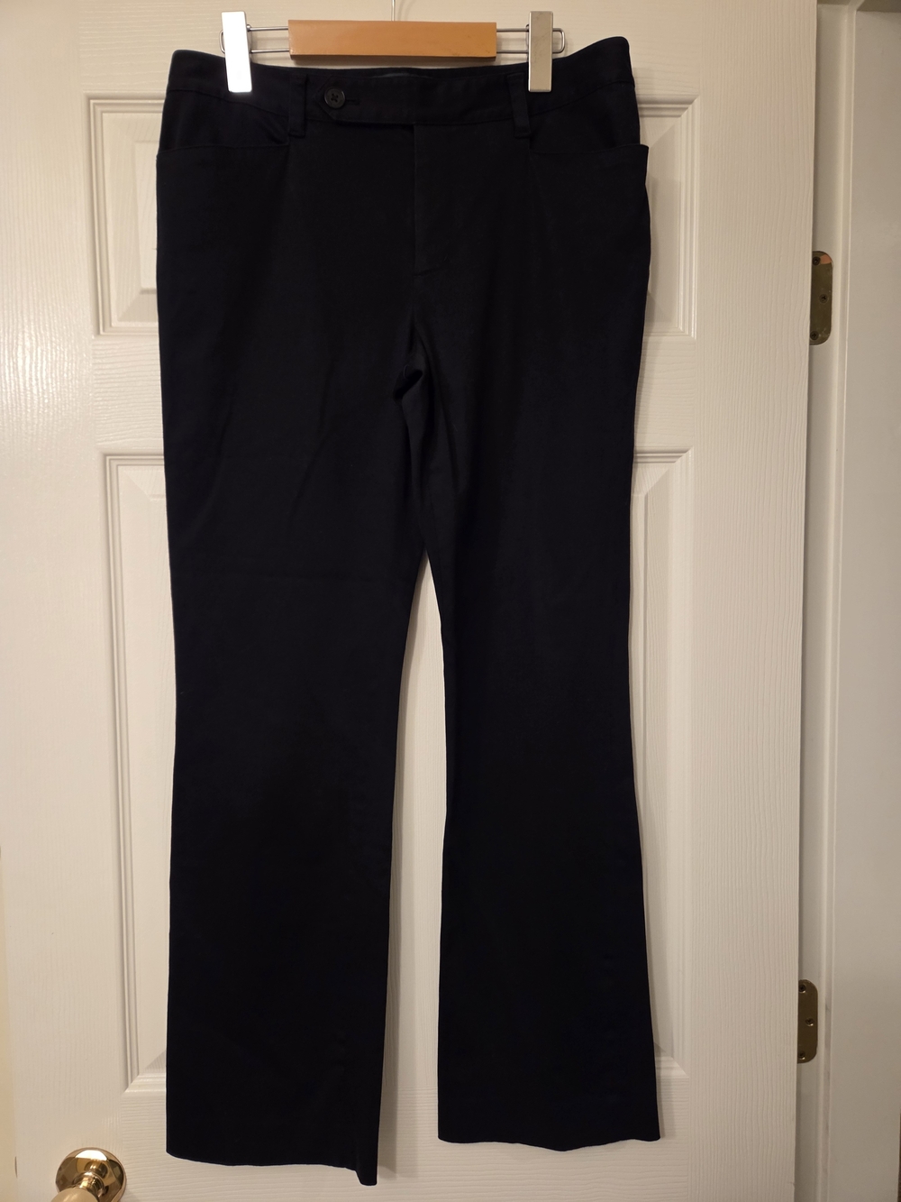 Lauren Ralph Lauren Adele Black Stretch Bootcut Pants Size 8
